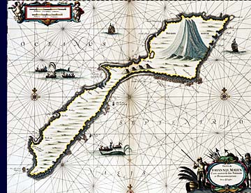 Oude kaart van Jan Mayen